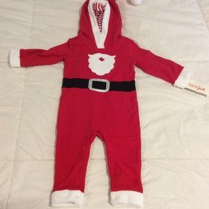 New Christmas baby Santa outfit pajama winter pjs